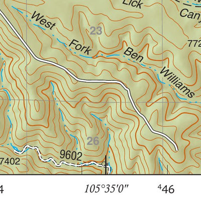 Lincoln National Forest Quadrangle: BEAR SPRING Preview 3