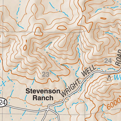 Lincoln National Forest Quadrangle: CHIMNEY LAKE Preview 3