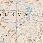 Lincoln National Forest Quadrangle: CULP CANYON Preview 2