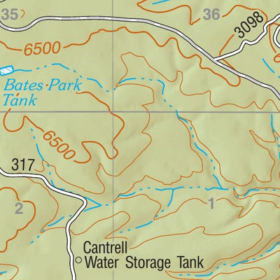 Lincoln National Forest Quadrangle: PANAMA RANCH Preview 2