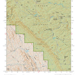 Lincoln National Forest Quadrangle: ALGERITA CANYON Preview 1