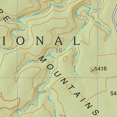 Lincoln National Forest Quadrangle: ARES PEAK Preview 2