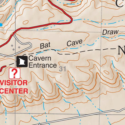 Lincoln National Forest Quadrangle: CARLSBAD CAVERNS Preview 2