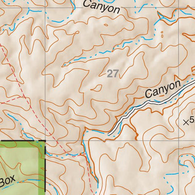 Lincoln National Forest Quadrangle: PACKSADDLE CANYON Preview 3