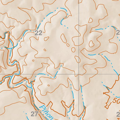 Lincoln National Forest Quadrangle: PIÑON RANCH Preview 2