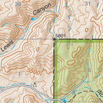 Lincoln National Forest Quadrangle: PIÑON RANCH Preview 3