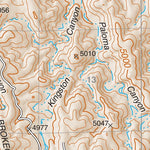 Lincoln National Forest Quadrangle: LA PALOMA CANYON Preview 3