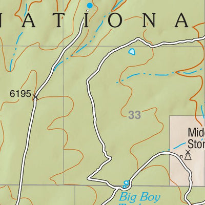 Lincoln National Forest Quadrangle: PICKETT HILL Preview 2