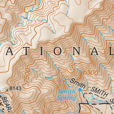 Lincoln National Forest Quadrangle: GUADALUPE PEAK Preview 2
