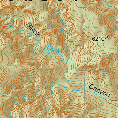 Lincoln National Forest Quadrangle: GUNSIGHT CANYON Preview 3