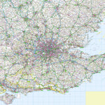 South East England 1:250,000 Road Atlas Preview 1