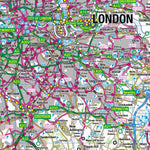 South East England 1:250,000 Road Atlas Preview 2