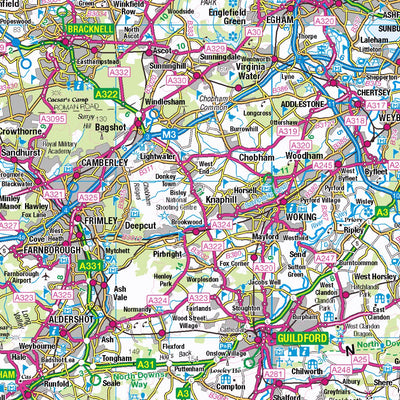 South East England 1:250,000 Road Atlas Preview 3
