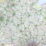 Central England 1:250,000 Road Atlas Preview 1