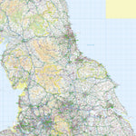Northern England 1:250,000 Road Atlas Preview 1