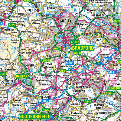 Northern England 1:250,000 Road Atlas Preview 3