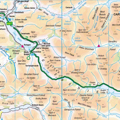 Northern Scotland 1:250,000 Road Atlas Preview 3