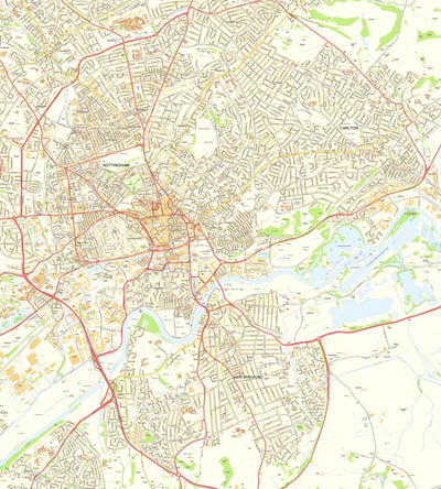 Nottingham Street Map Preview 1