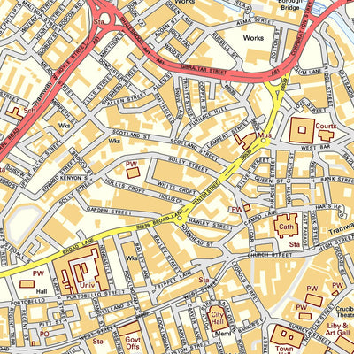 Sheffield Street Map Preview 3