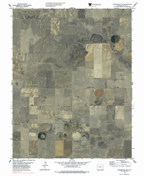 CO-SPRINGFIELD SW: GeoChange 1973-2011 Preview 1