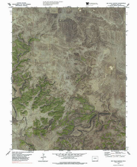 CO-BIG HOLE CANYON: GeoChange 1973-2011 Preview 1