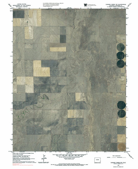 CO-DURKEE CREEK NW: GeoChange 1963-2011 Preview 1