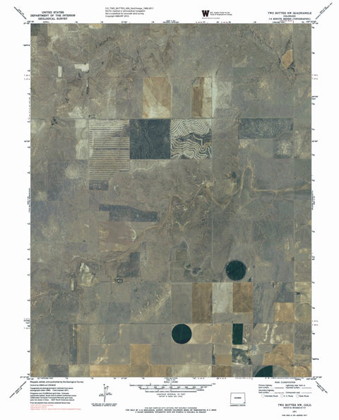 CO-TWO BUTTES NW: GeoChange 1969-2011 Preview 1