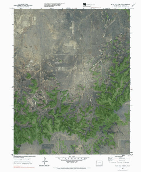 CO-PLUG HAT RANCH: GeoChange 1969-2011 Preview 1