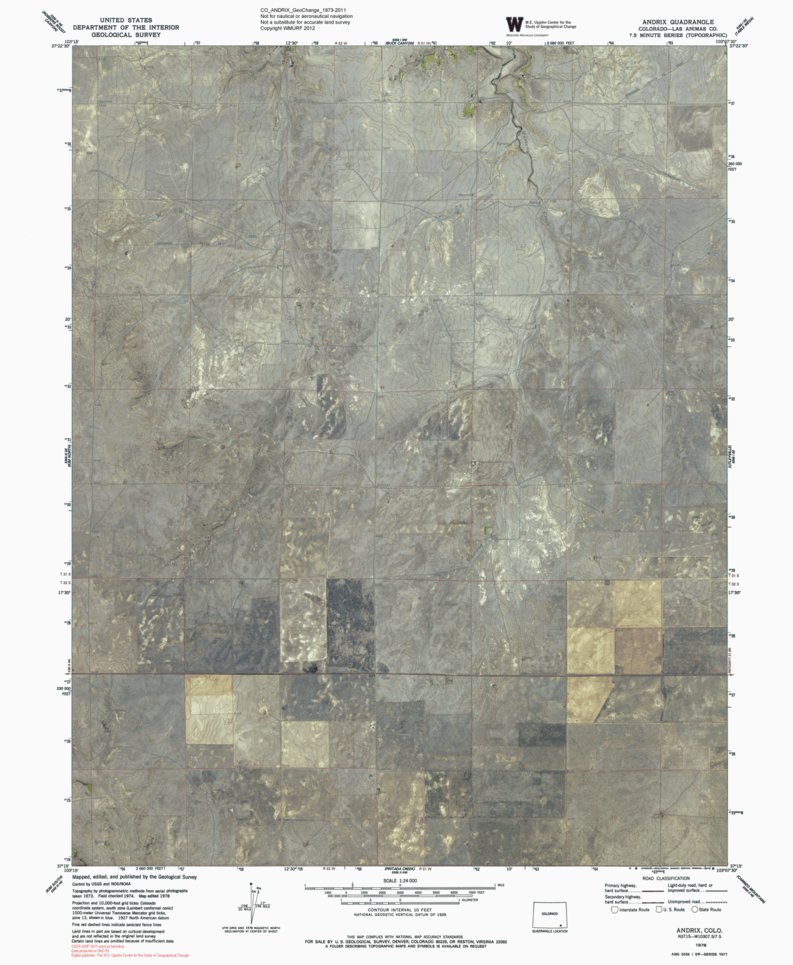 CO-ANDRIX: GeoChange 1973-2011 Map by Western Michigan University ...