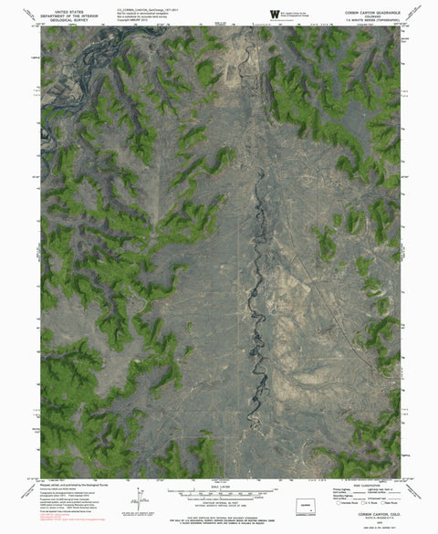 CO-CORBIN CANYON: GeoChange 1971-2011 Preview 1