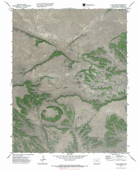 CO-LITTLE DOME: GeoChange 1969-2011 Preview 1