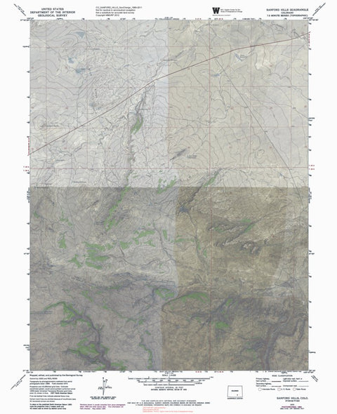 CO-SANFORD HILLS: GeoChange 1969-2011 Preview 1