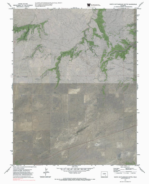 CO-NORTH RATTLESNAKE BUTTE: GeoChange 1969-2011 Preview 1