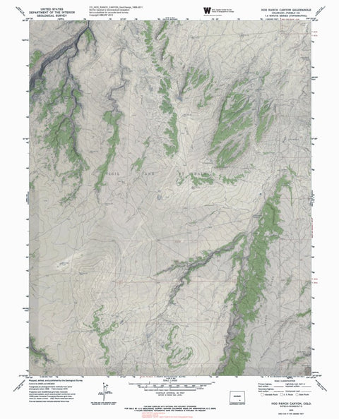 CO-HOG RANCH CANYON: GeoChange 1969-2011 Preview 1