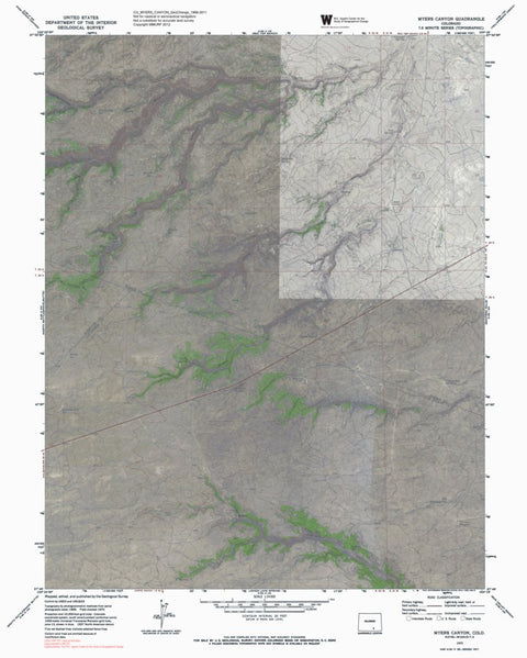 CO-MYERS CANYON: GeoChange 1969-2011 Preview 1