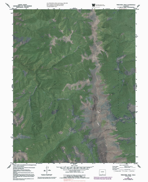 CO-TRINCHERA PEAK: GeoChange 1966-2009 Preview 1