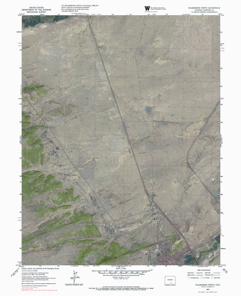 CO-WALSENBURG NORTH: GeoChange 1960-2011 Preview 1