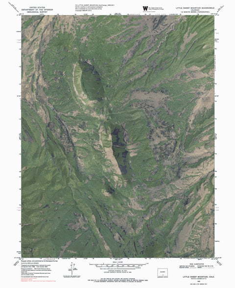 CO-LITTLE SHEEP MOUNTAIN: GeoChange 1968-2011 Preview 1