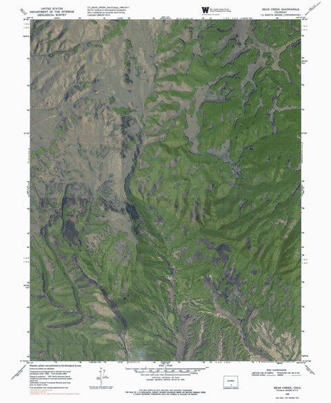 CO-BEAR CREEK: GeoChange 1968-2011 Preview 1