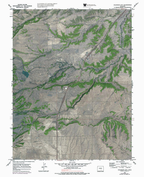 CO-COLORADO CITY: GeoChange 1968-2011 Preview 1