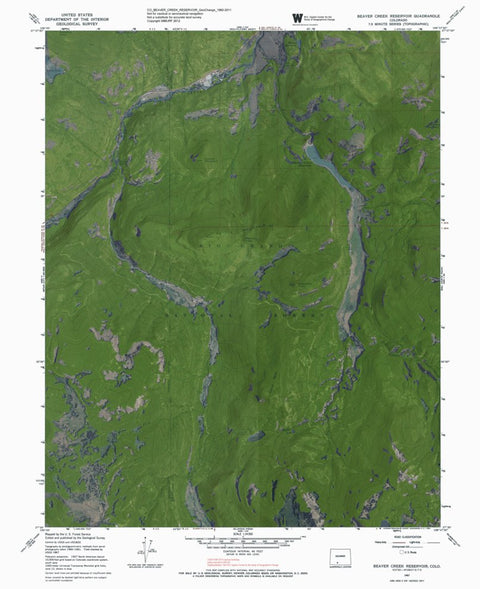 CO-BEAVER CREEK RESERVOIR: GeoChange 1960-2011 Preview 1