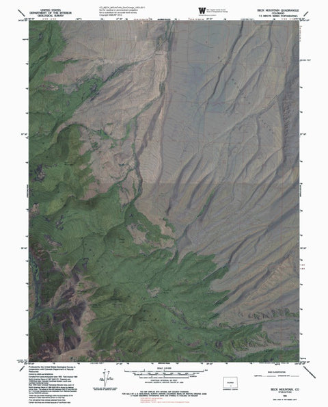 CO-BECK MOUNTAIN: GeoChange 1953-2011 Preview 1