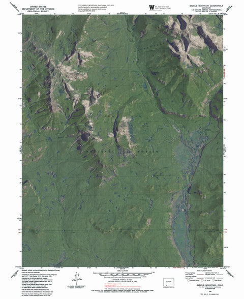 CO-SADDLE MOUNTAIN: GeoChange 1977-2011 Preview 1