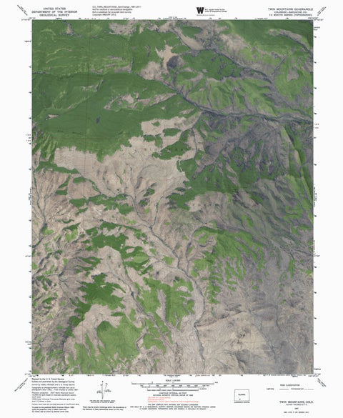 CO-TWIN MOUNTAINS: GeoChange 1961-2011 Preview 1