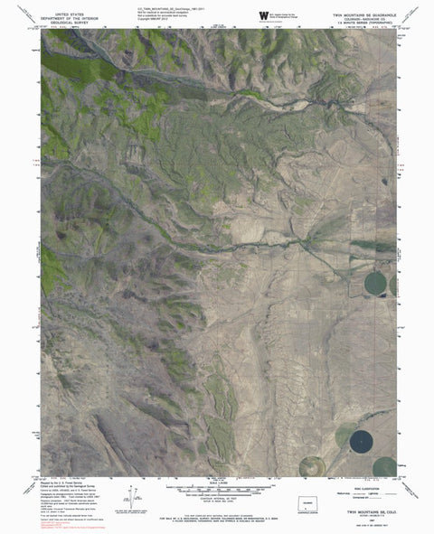 CO-TWIN MOUNTAINS SE: GeoChange 1961-2011 Preview 1