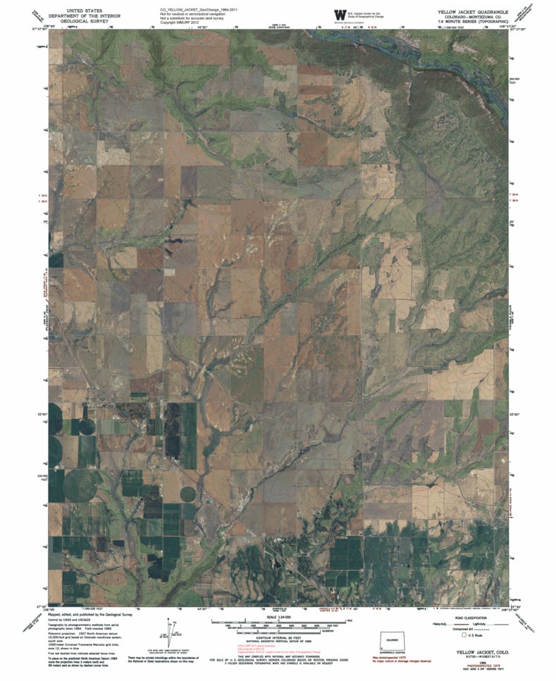 CO-YELLOW JACKET: GeoChange 1964-2011 Map by Western Michigan ...