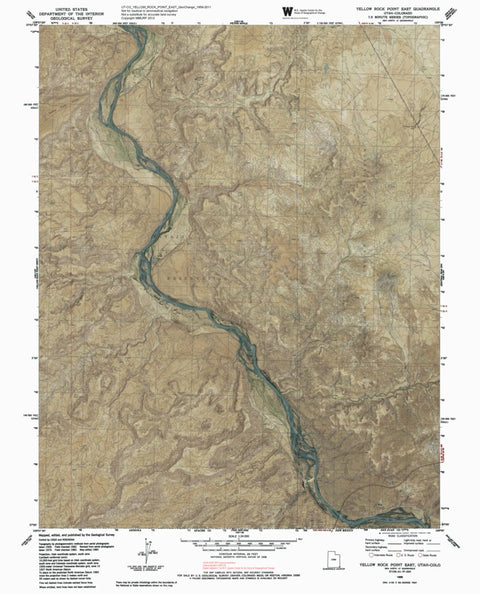 UT-CO-YELLOW ROCK POINT EAST: GeoChange 1959-2011 Preview 1