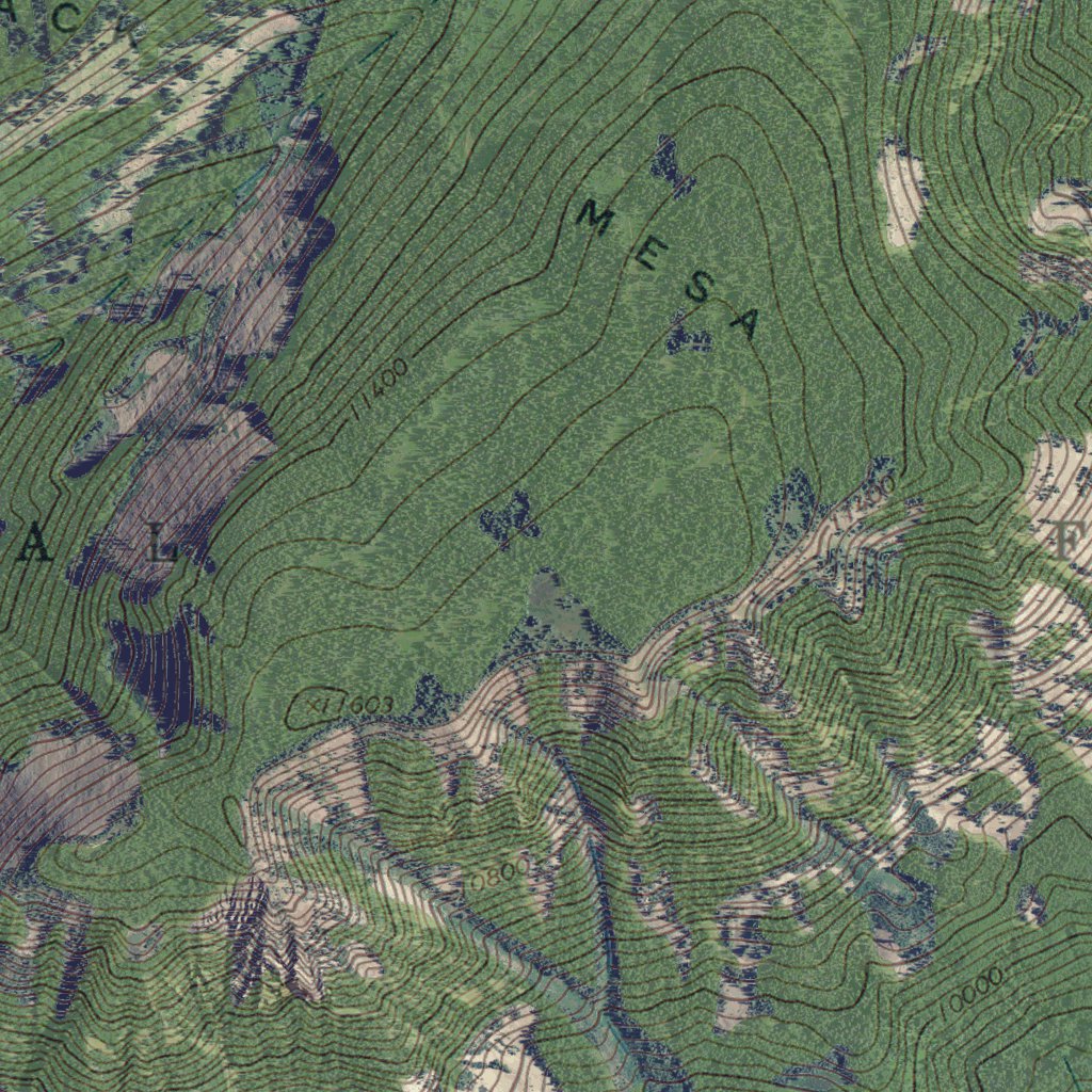 CO-GROUNDHOG MOUNTAIN: GeoChange 1963-2011 Map by Western Michigan ...