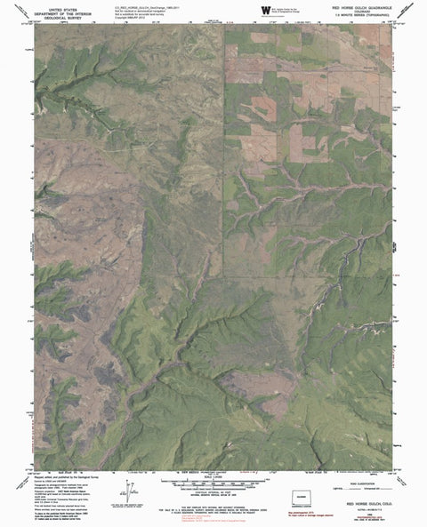 CO-RED HORSE GULCH: GeoChange 1965-2011 Preview 1