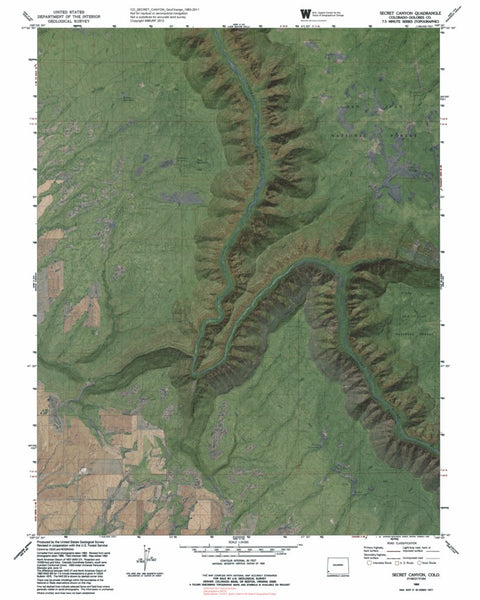 CO-SECRET CANYON: GeoChange 1963-2011 Preview 1